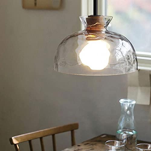 Lustre transparent postmoderne minimaliste au design ondulé haut de gamme - 6