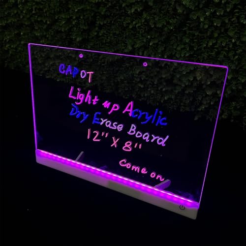 Tableau de dessin LED et tableau doodle neon avec support pour activites creatives - 7