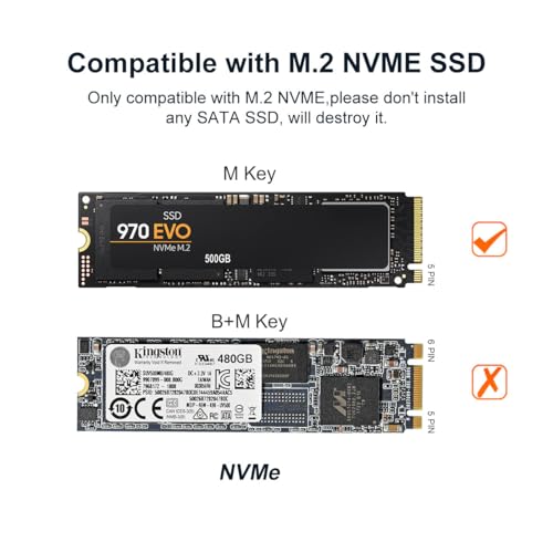 Caja externa NVME y SATA para discos 2.5 y 3.5 pulgadas miniatura 3