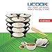 Harmony UCOOK Idli Stand, 4 Plates, 12 Idlis, Non-Stick Aluminum, 5L Pressure Cooker Compatible, Black