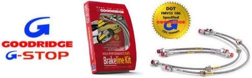 Goodridge Stainless Steel Brake Line Kit for Chevrolet TAHOE 00-05;5 Line;Rear Disc w/o Stabila Trak;Truck and SUV