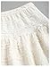 SHENHE Women's Y2k 2 Piece Outfits Lace Twist Front Cami Top Layered Ruffle Mini Skirt Set Apricot Small