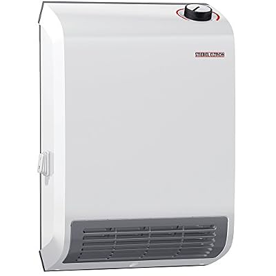 Stiebel Eltron 236304 CK Trend Wall-Mounted Electric Fan Heater, 1500W, 120V White