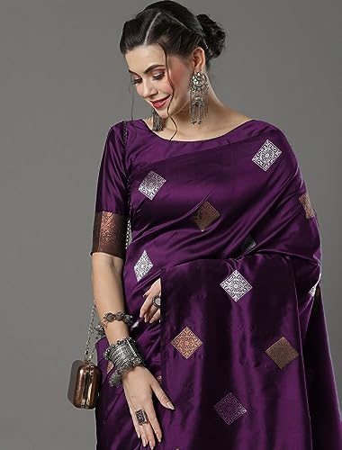 Image of Flosive Women's Fabulous Mix Color Kanjivaram Sona Chandi Silk Saree
