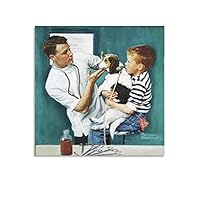 Amazon.co.jp: Norman Rockwellノーマン・ロックウェル画家の作品「犬