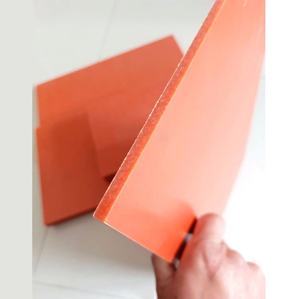 Plaque de bakélite, plaque de bakélite épaisse de 2 mm à 15 mm, panneau de résine phénolique, feuilles de bakélite, résistance antistatique et haute température ( Color : A , Size : 200x200x4mm 1PCS )