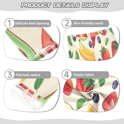 Bolaz Toddler Girls Leggings Printed Yoga Pants Leggings Fruit Watermelon for Kids3