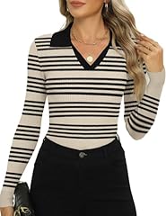 Beige Black Stripe