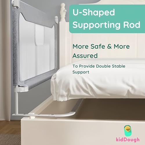 Image of KidDough Supporting Rod, 6ft | Reinforcement Crossbar for Added Safety and Stability for Bed Rail