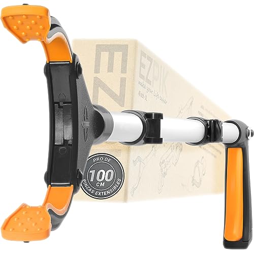 EZPIK® Pinza Recoge Objetos de 100 cm - Mano Extensible con Imán Telescópico para Personas Mayores, Minusválidos y Ancianos - para Basura y Fruta [Plateado, 1 Unidad]