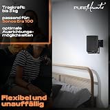 PureMounts® Głośnik ścienny do Sonos® Era 100, zestaw 2-częściowy, czarny