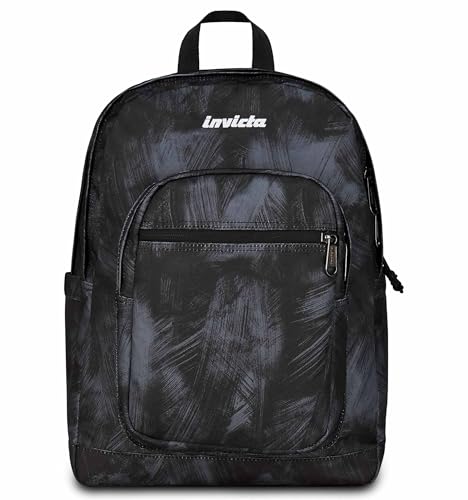 Sac à dos garçon gris double compartiment avec poche PC portable et gourde 34l