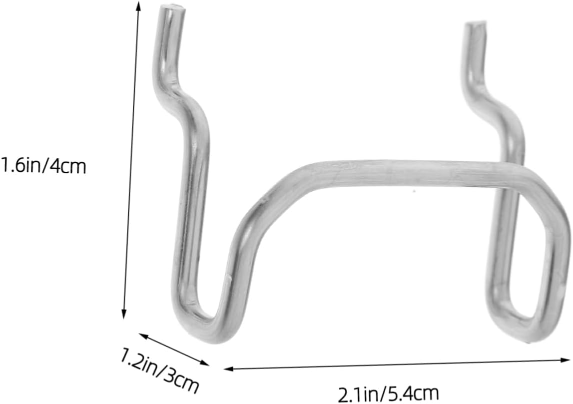 Garage Organizing Hooks 10pcs Metal Pegboard Hooks for Siding Tool Hanger Fast Install