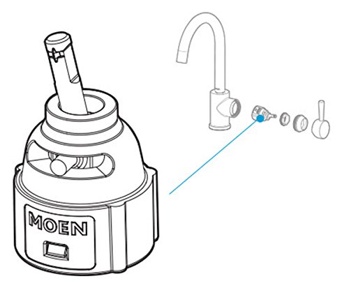 Moen Mo1255 1255 Cartridge, Pack Of 1, Unfinished #TOP3