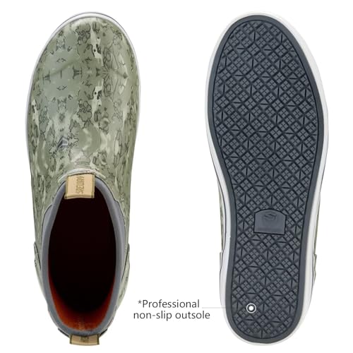 SUREWAY Botas de Chuva Masculinas Profissionais Antiderrapantes para Pesca e Tornozelo Botas de Chuv