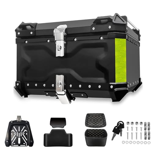 Coffre de Rangement Moto 65L Noir pour Partir en Road Trip en BMW