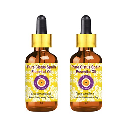 Huile essentielle ciste Espagne pour réparer la peau abîmée formule naturelle pure 2x100ml