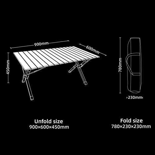 Table de camping Blackdeer egg roll table pliante d'extérieur - 3