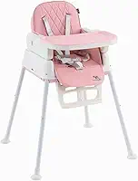 Cadeira De Alimentação Infantil 3 em 1 Harmony Maxi Baby (Rosa)