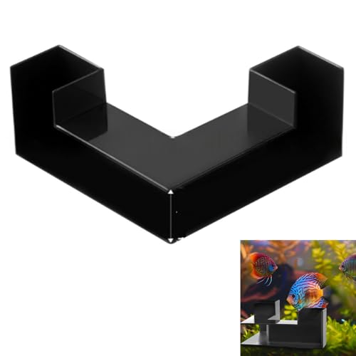 fufupaw Aquarium Tunnel, Aquariums Deko, Aquarium Höhle, Für Fische Und Garnelen, Schwarz Aquariums Versteck, Natürliche Unterwasserhöhle, Für Süßwasser Und Meerwasser Aquarien