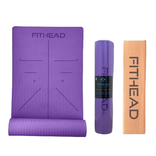 Yoga Mat For Women & Men | Exercise Mat For Home Workout Yoga Mat For Women Gym Mat Anti Slip Yoga Mat Workout Mat Yoga Mat For Kids Yoga Mate Gym Mats For Workout At Home 6mm - Violet