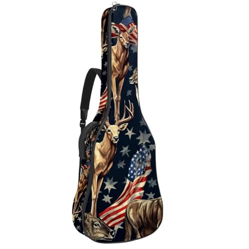 Sac pour guitare acoustique 41 pouces étanche avec couche de protection et grand compartiment