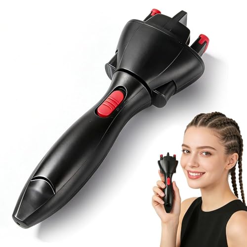 Automatic Hair Braider -Electric Hair Twister and Braider Machine Auto Smart DIY Hair Styling Tools for Womens and Girls Hairstyles (Battery Operated Not Included)