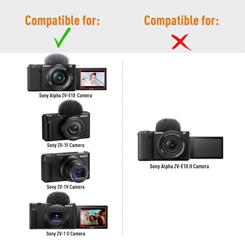 Funda para cámara Sony Alpha ZV-E10 / ZV-1 negra miniatura 2