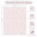 Yurhap Leopard Print Baby Blanket Fleece Baby Blankets for Girls, Ultra Soft Cozy Fluffy Infant Toddler Newborn Receiving Blankets for Crib Stroller, 30