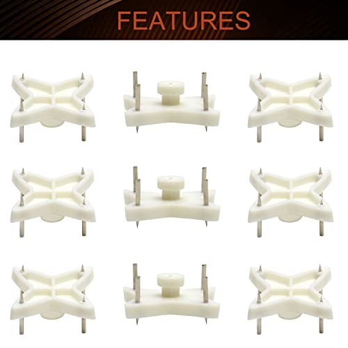 Image of Nails For Hanging Pictures,Picture Hooks Hardwall Hangers for Hardware Concrete Wall Hooks Invisible Nail Hangers Non-Trace Wall Picture Hanger No Damage Stucco 0.98 inch x 0.59 inch (L*W)(150pcs,1.10 inch x 1.10