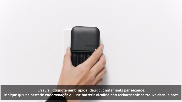 étra Amazon Basics Lot de 12 piles rechargeables AA NiMH haute