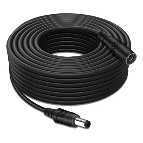 Tonton 5M 12V DC Power Extension Cable Cover