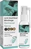 DUBUSH 2023 Anti Cochlear Blockage Removal Spray Piercing Aftercare Spray Ear Wax Clogging Spray Natural Ear Spray for Cochlear Blockage Ear Infections - Image 1