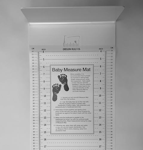 Oregon Rule Baby Measure Mat, Reads Up to 45 Inches (114 Centimeters)
