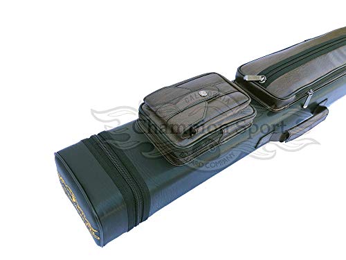 Gator 2020 New Champion Instroke Leather Cue Cases 4X6 Holds 4 Butts And 6 Shafts Pool Cue (I-62605Bl Black And Brown) #TOP2