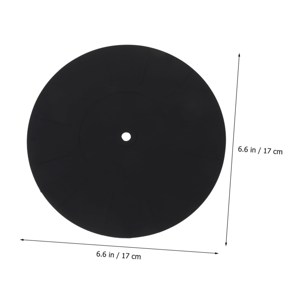 OFFSCH Turntable Mats 2pcs Vinyl Record Mats Silicone Turntable Pad Anti-slip Record Player Mats Record Player Accessories
