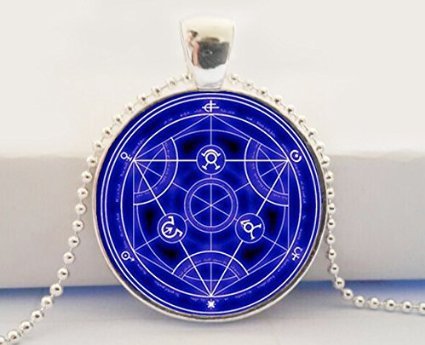 Full Metal Blue Alchemist Glass Dome 