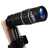 ★ DIFERENTES EFECTOS DE LENTES INCREÍBLES ★ El teleobjetivo 16X puede capturar imágenes a gran distancia, lo que es perfecto para ver fútbol, ​​conciertos y paisajes.