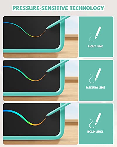 10-Zoll-LCD-Schreibblock, elektronisches digitales Schreiben und Farbbildschirm-Graffiti-Brett, Geschenke für Kinder und Erwachsene 3, 4… – Ansicht 6