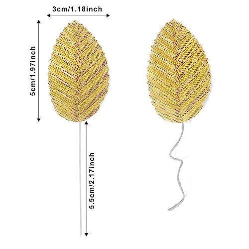 MWOOT 200Pcs Artificial Rose Leaves - Image 2