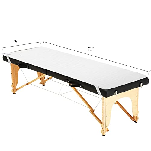 Image of Giantex Electric Heated Mattress Pad, Standard Massage Table Warmer, Spa Table Heated Bed Pad with Digital Timer and 5 Heat Settings,Overheat Protection, Machine Washable Electric Mattress Pad