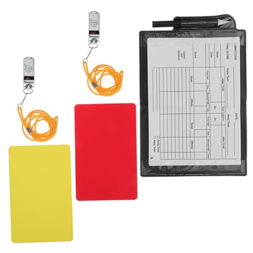 Kit Profesional Árbitro de Fútbol con Silbatos y Tarjetas miniatura 1