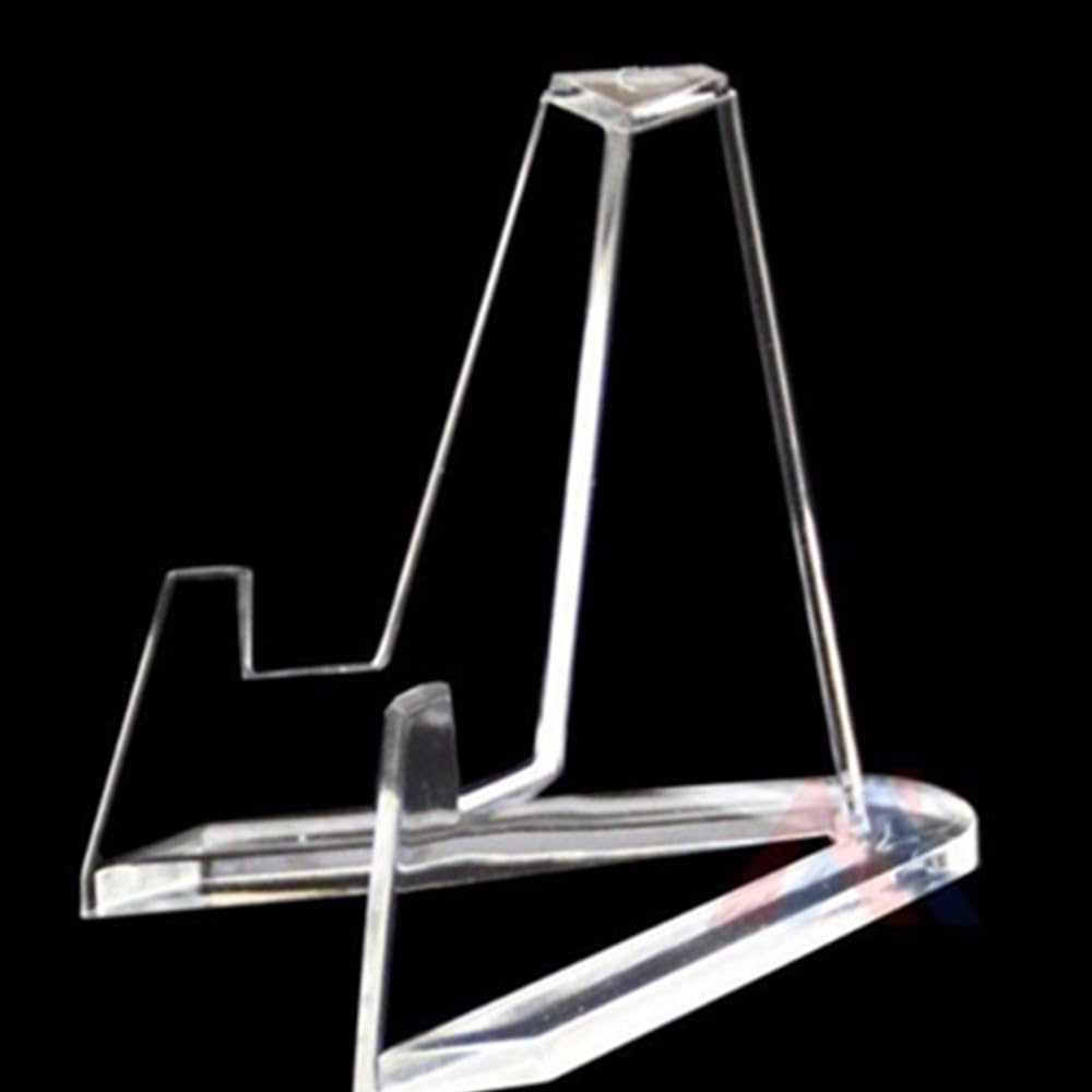 CuiCanfla Mini Easel, Easel Stand, Pack of 30 Acrylic Card Stands, Transparent Acrylic Easel Holder for Coins Medals, Pocket Watches - Image 4