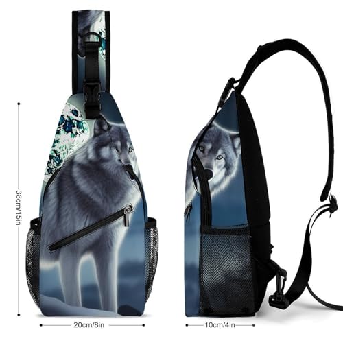 Morrales tipo sling para senderismo y uso casual miniatura 2