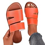 Sandalen Damen Bequem Farbe Damen Sandalen Zehentrenner Flache Sandalen Damen Sommer Böhmische Runde Zehen Cut-Out Hang Heel Flip Flops Plateau Sandalen Frauen Mädchen Sandaletten Sommerschuhe Damen Sandalen, Flach Sandaletten Damen Keilabsatz Knöchelriemen Sandalen Zehen kneifen Peep Toe Atmungsaktive Riemchen Abendschuhe Schuhe Casual Elegant Sommer Freizeitschuhe Sommerschuhe Sandalen Sandalen Damen Glitzer Pailletten Riemchen Abendschuhe Flach Peep Toe Flip Flop Sandalen