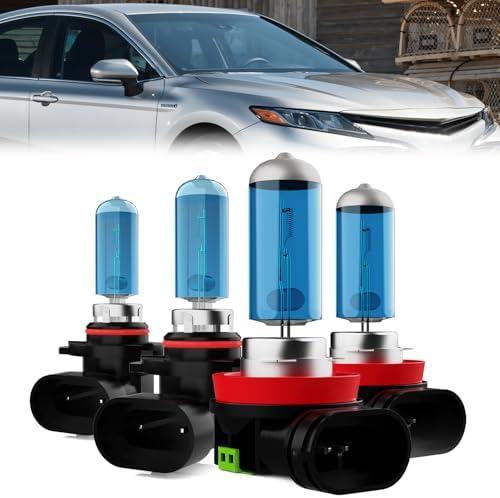 Amazon.com: XFLHEHD Camry Halogen Headlight Bulbs Fits For 2007-2018 ...