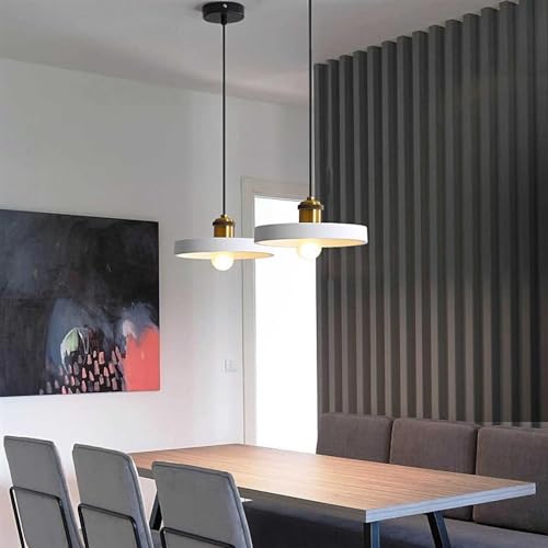 Plafonnier moderne et lampe suspendue industrielle rétro réglable noire - 7