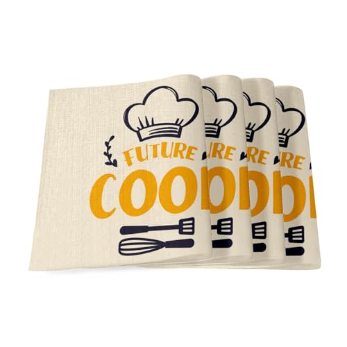 Sets de table en lin Future Cook grands modèles de gastronomie durable - 2