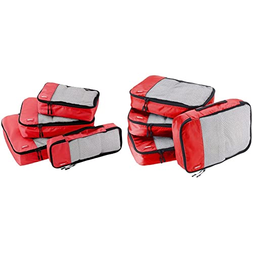 Reviews for Amazon Basics 4 Piece Packing Travel Organizer Cubes Set