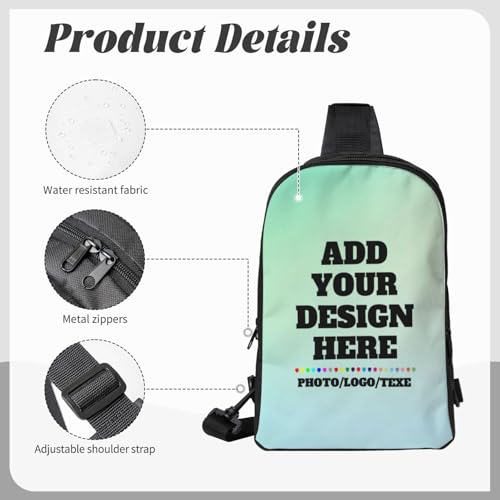 Custom Sling Bag Customized bags Personalized Shoulder Daypacks Crossbody Bags Chest Bag Travel Hiking Daypack4